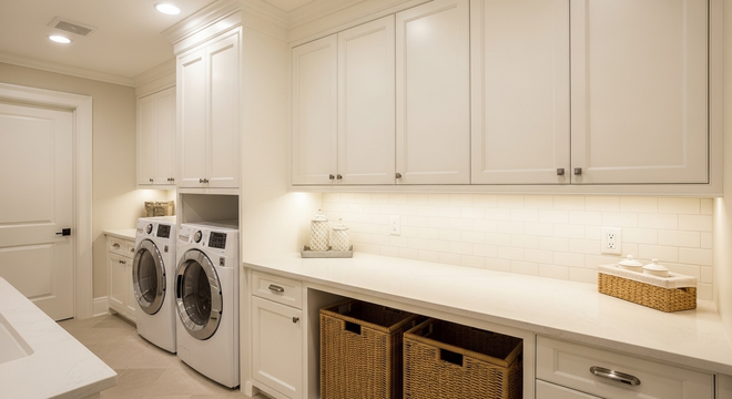 Custom laundry room design