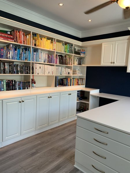 Home Office by The Closet Rehab