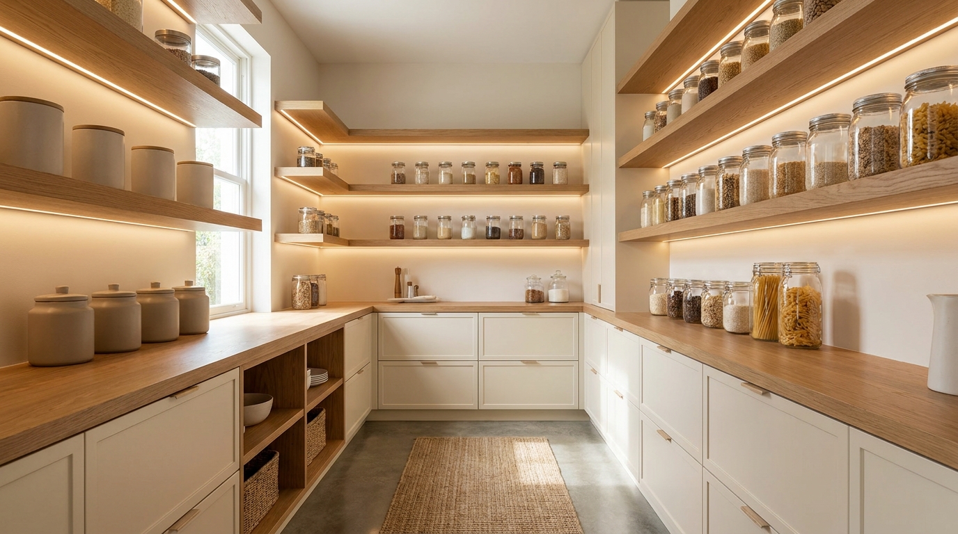 Pantry Lighting That Makes Labels Readable