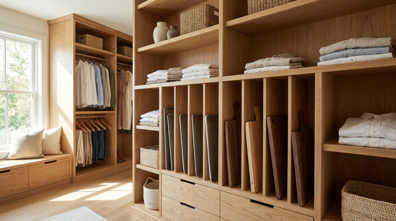 Sheet Pan Storage: Vertical Bays That Clear the Counter