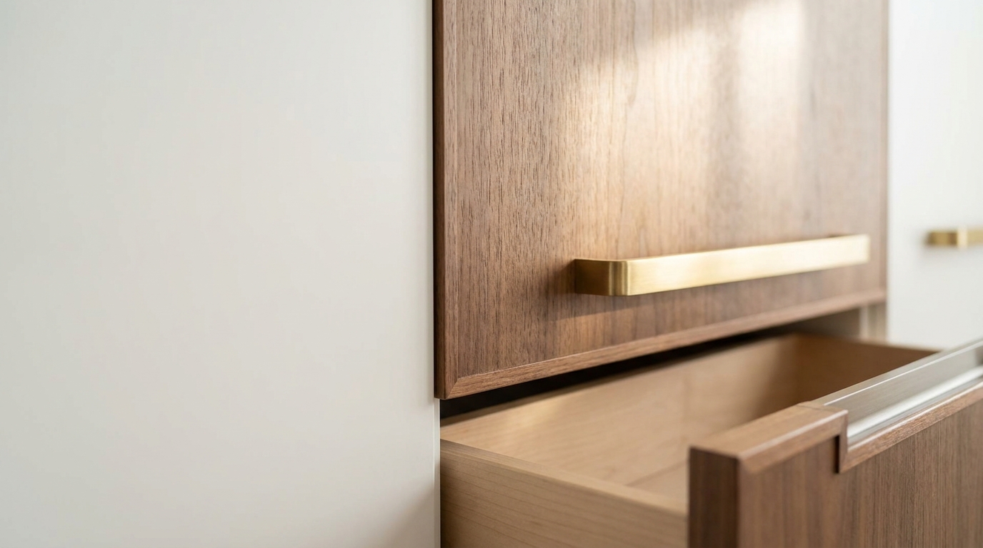 Closet Cabinet Finishes: Melamine vs Wood Veneer