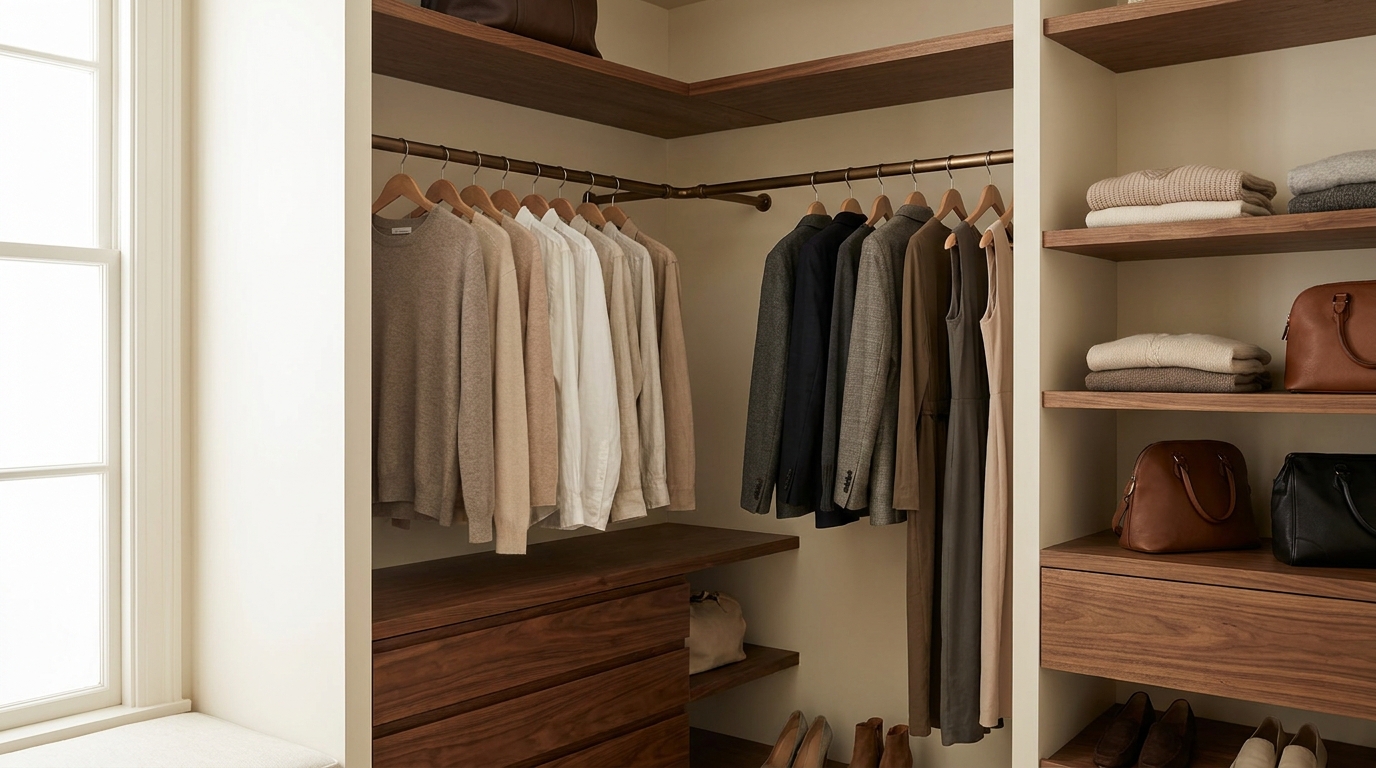 Corner Closet Storage: L-Rods, Pie-Cuts, Pull-Outs