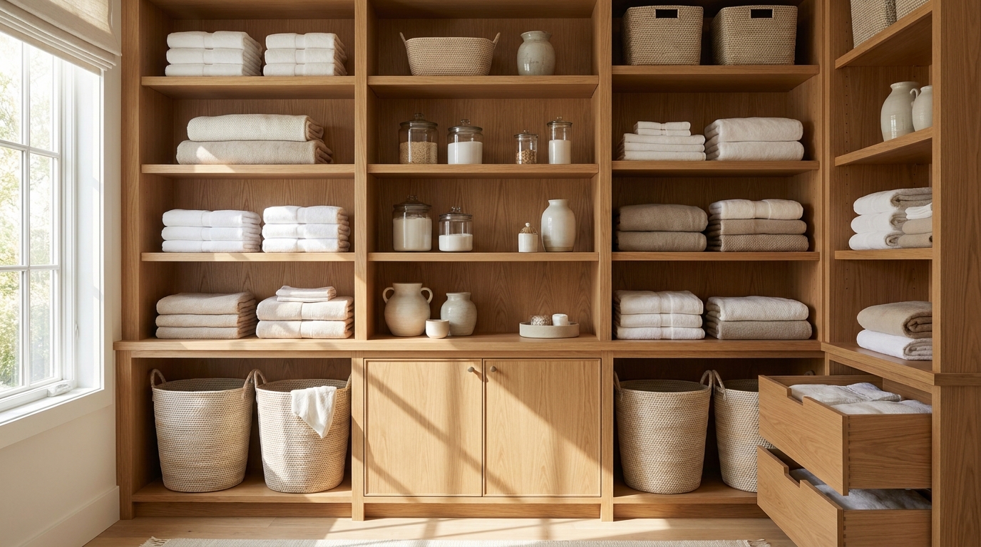 Linen Closet Organization: Hall vs Bath Closets