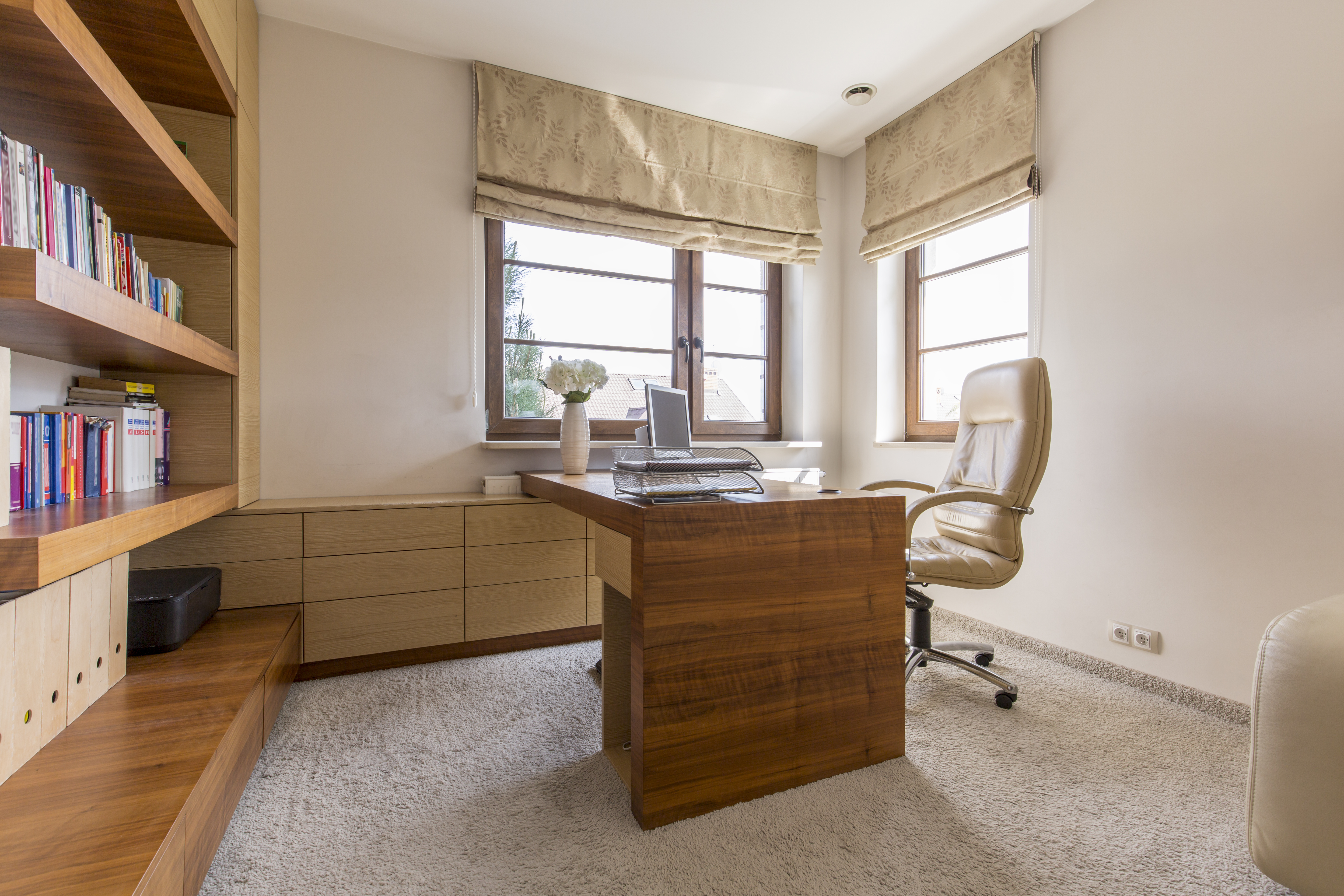 Home Office Design: Custom Built-ins & Storage Solutions from The Closet Rehab