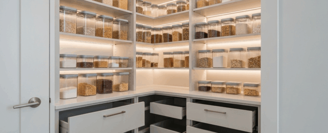 custom pantry in your kitchen remodel