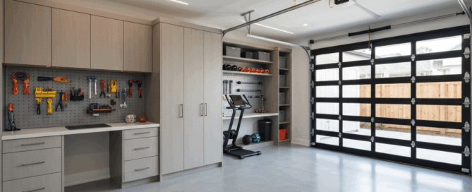 custom garage design trends 2025