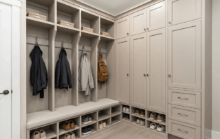 custom mudroom storage solutions